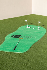 Custom putting greens from Steve LaPorte Indoor Greens.